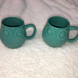 Mug Shotz Lot of 2 Owl mugs